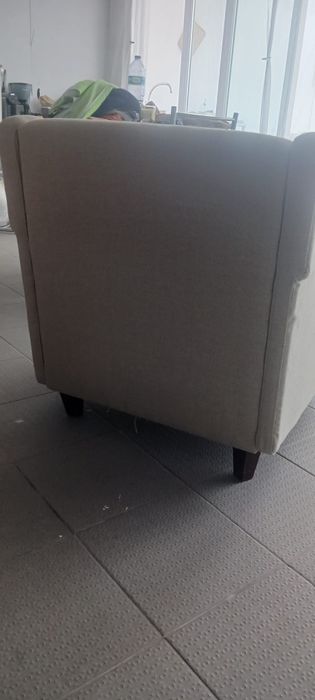 6 Cadeirões estofados e forrados de novo