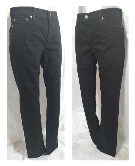 Levi'S 511 Calça ganga preta Tam 30W 34L