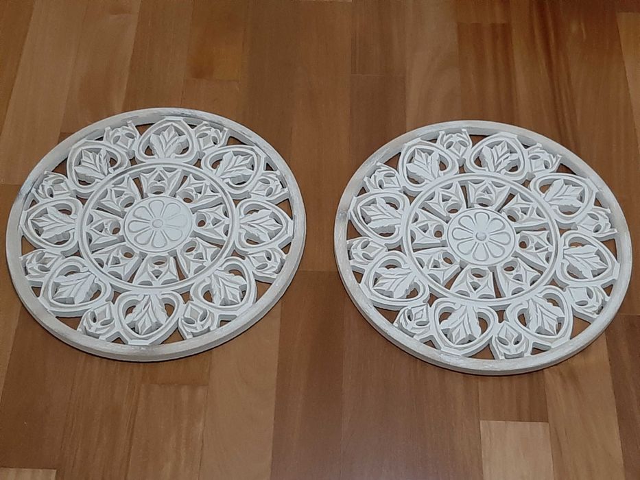 Mandalas decorativos madeira