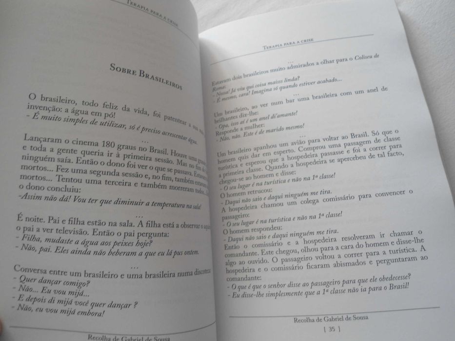 Terapia para a crise por Gabriel de Sousa