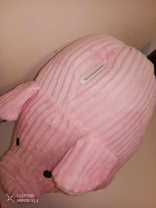 Porquinho mealheiro rosa XL