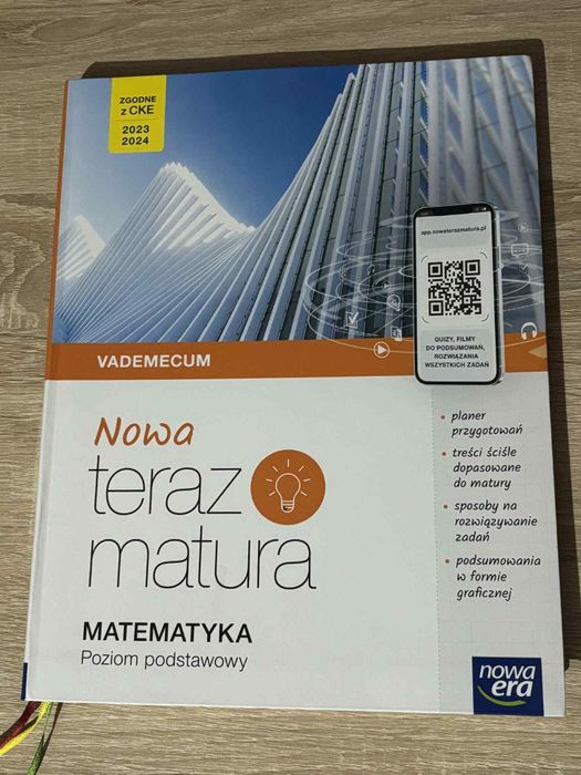 Sprzedam vademecum maturalne do matematyki nowa teraz matura nowa era