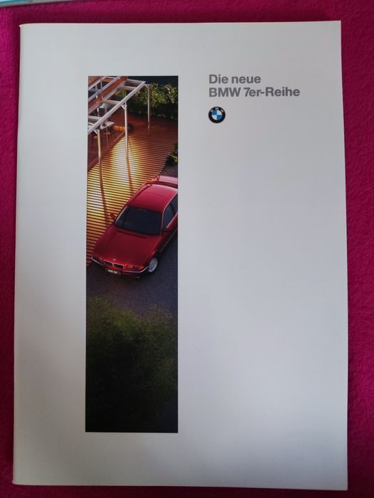 Prospekt BMW 7er E38 – luksusowa seria, niemieckie wydanie