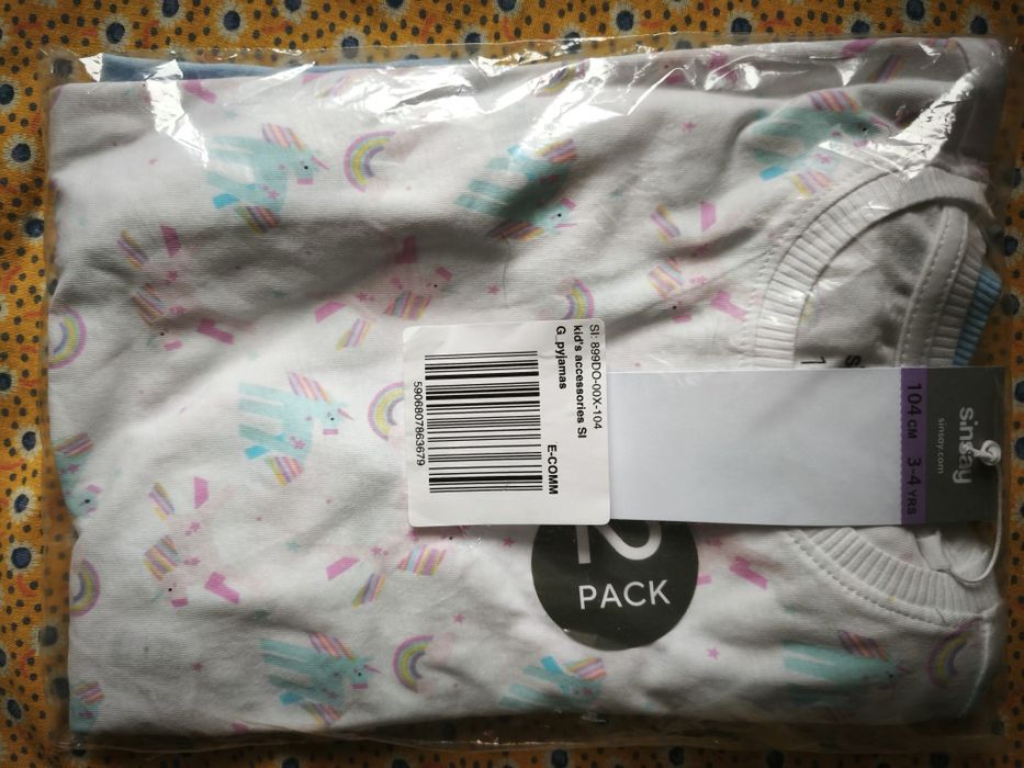 Komplet/ pizama dla dziewczynki 104