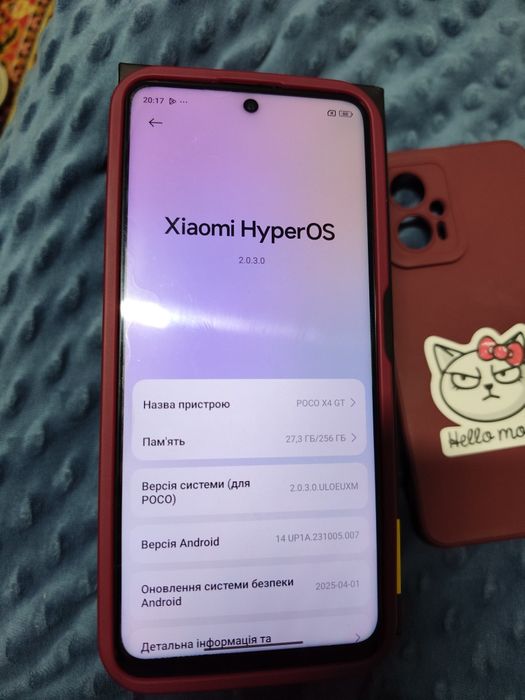 Poco X4 GT Hyper OS 8/256gb 2 шт. 1шт.7000