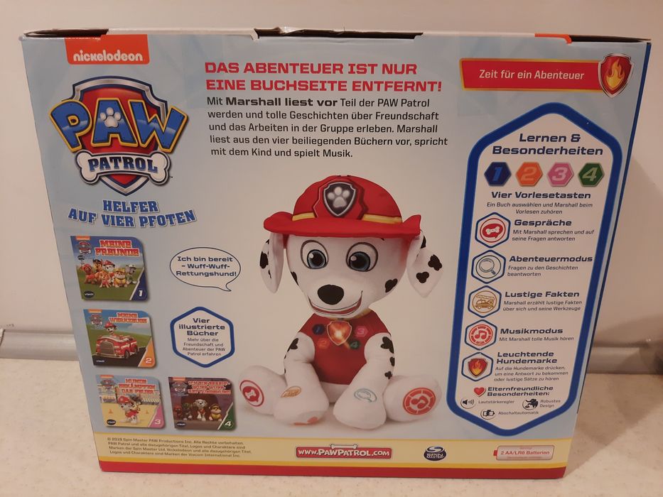 Marshall,  psi patrol zabawka interaktywna