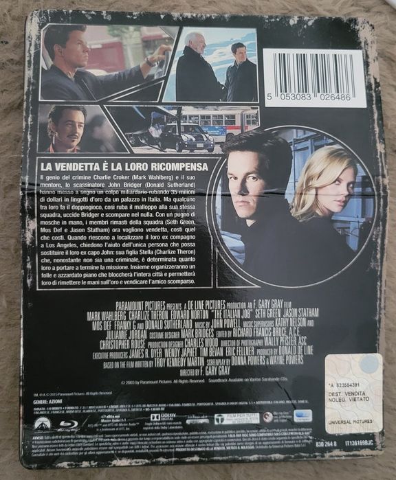 Bluray Um Golpe em Itália Steelbook