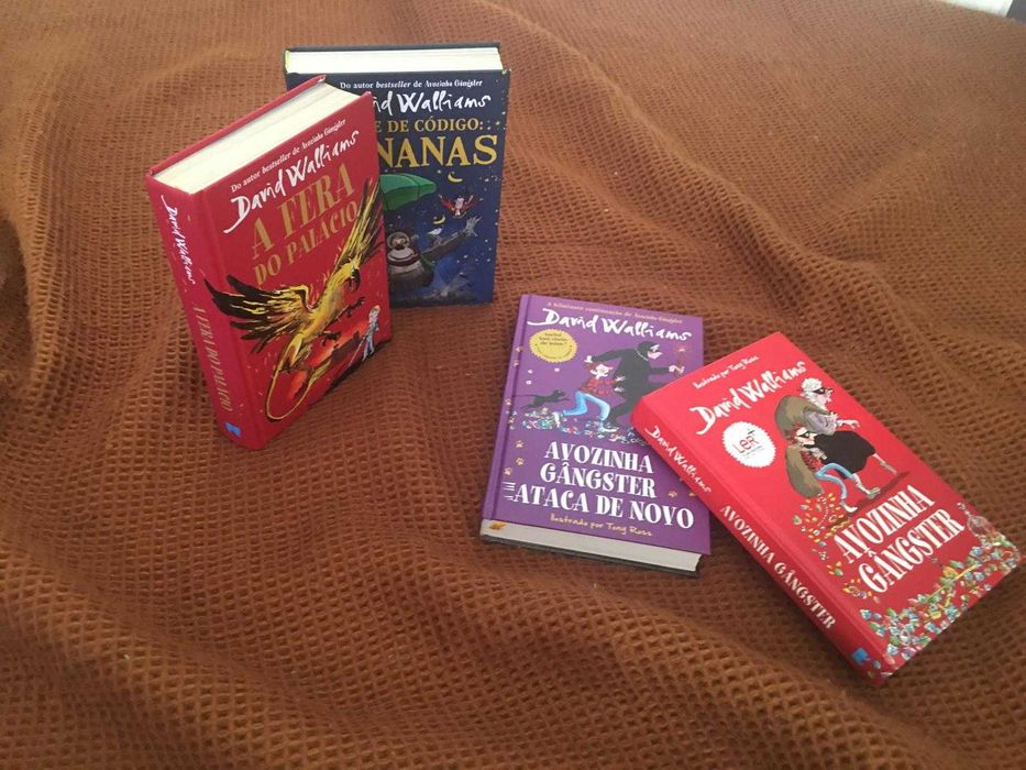 Avozinha gangster Livro David Walliams - Como Novos