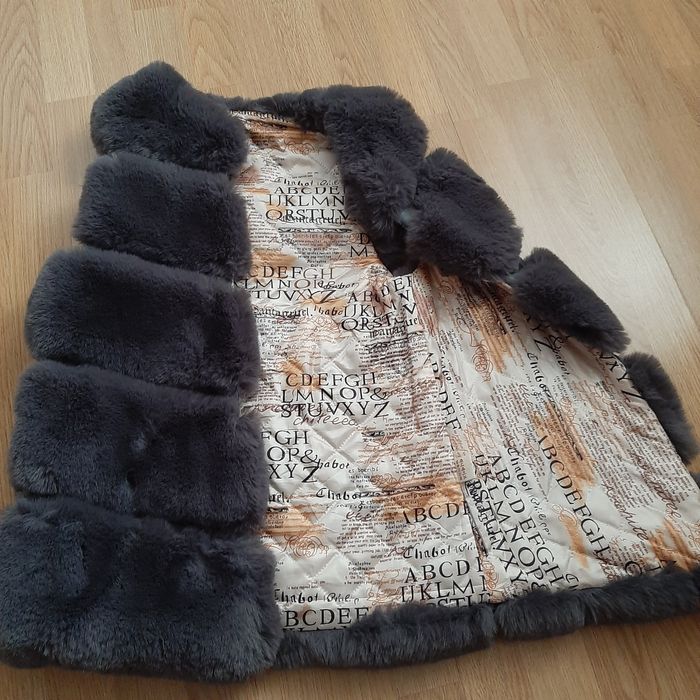 жилетка хутро штучне