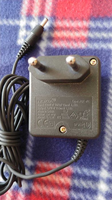 Nokia Travel Charger/Transformer ACP-8E 500mA / ACP-7E 355mA64551261509505124