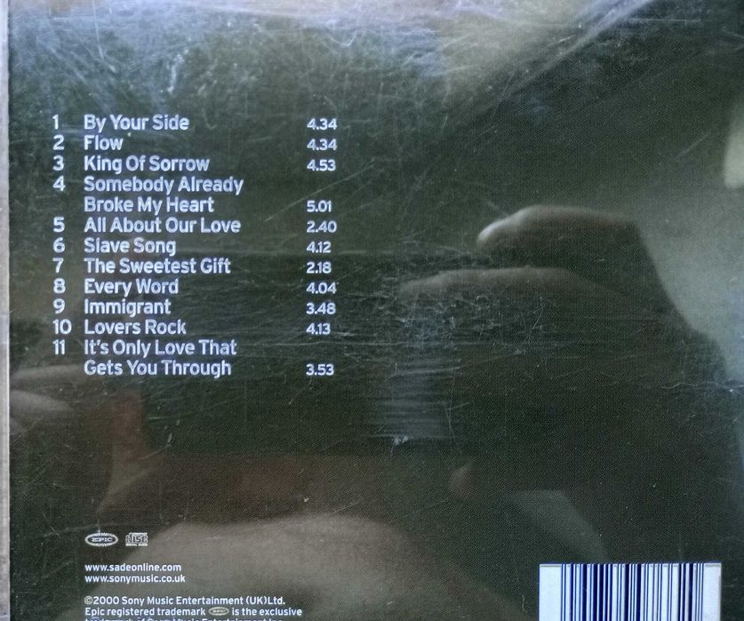 Sade  lovers rock cd