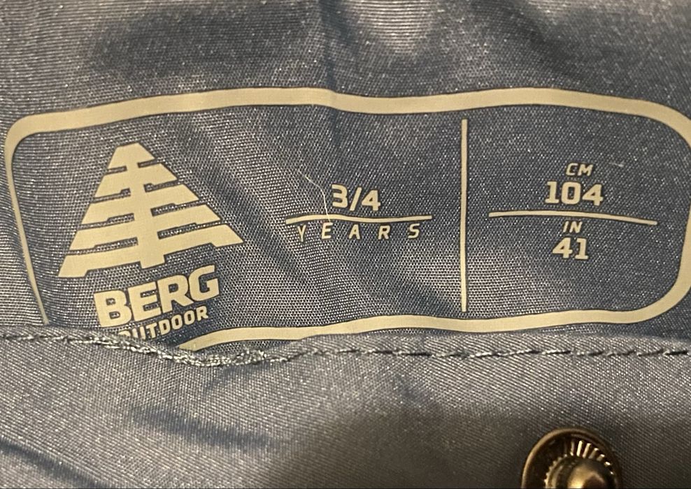 Calças de neve criança - Berg - Azul Escuro