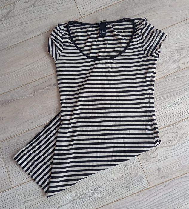 Sukienka paski mini lato h&m stan bardzo dobry S obcisła dopasowana