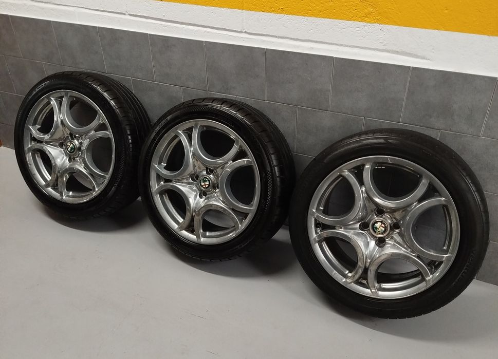 Jantes 17" Alfa Romeo Mito - Valor por Jante + Pneu