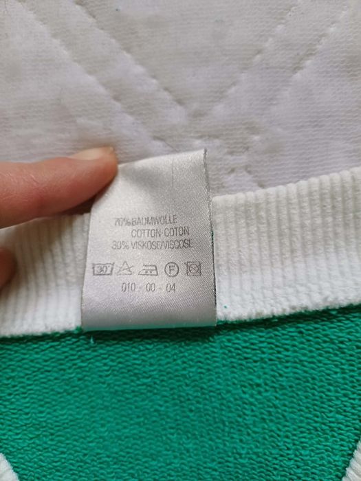 Zielona męska unisex bawełniana kamizelka vintage Puma 38