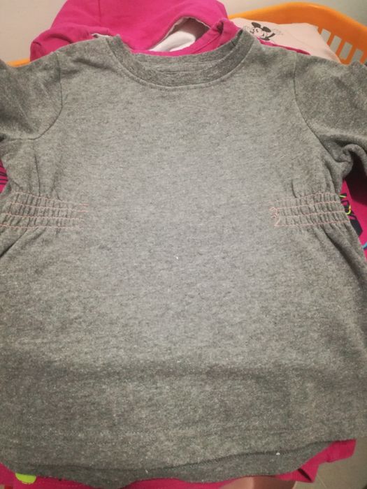 2 Sweats e casaco menina 3/4 anos