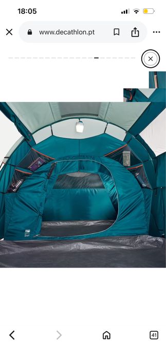 Tenda Campismo 2 quartos