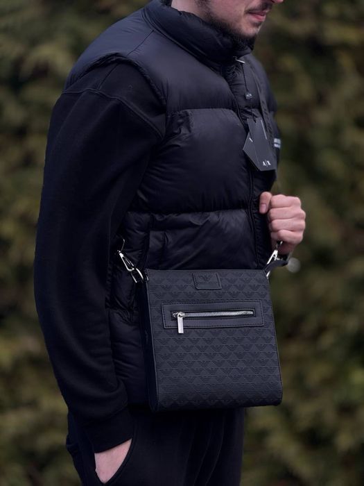 Чоловіча сумка  через плече Giorgio Armani