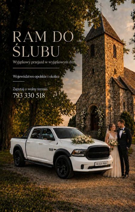 Dodge Ram do ślubu