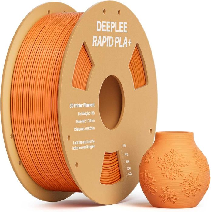 Filamento DeepLee PLA+ Rapid Preto 1Kg – Só 9,50 €