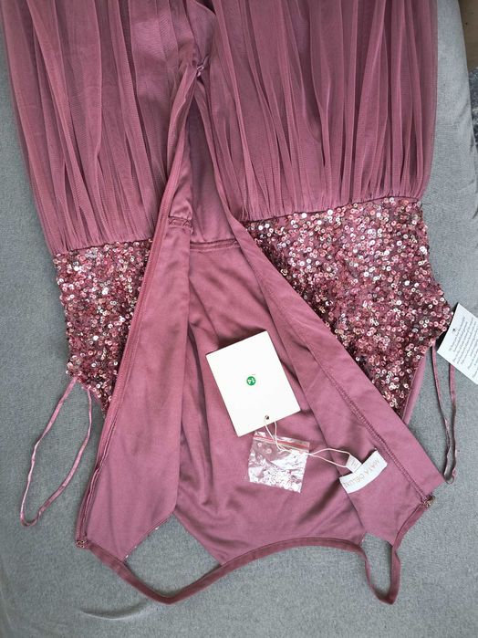 Nowa sukienka Maya Deluxe r. 14/42/XL cekiny zwiewna