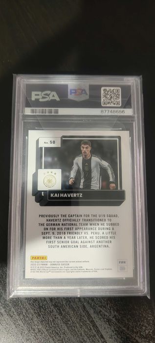 Kai Havertz PSA 9 - Orange Panini Donruss FIFA 22/23 Germany