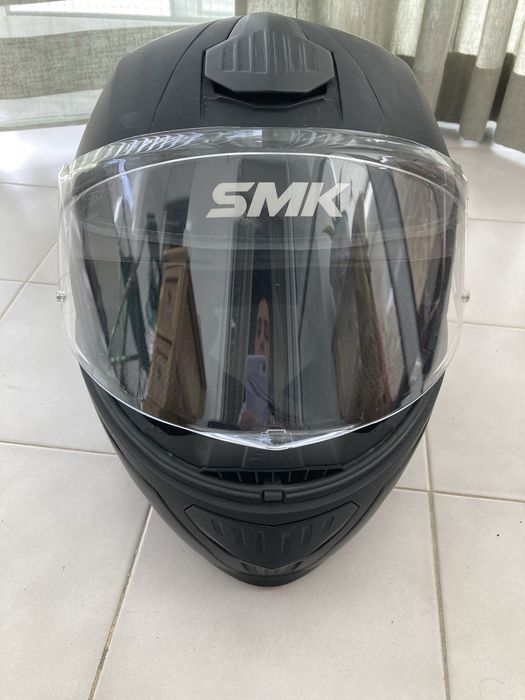 Capacete SMK TYPHOON Preto Mate