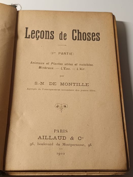 Leçons de Choses