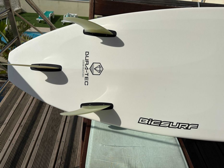 RESERVADO - Prancha de surf BIC Mini Malibu 7’3’’ + Saco + Quilhas