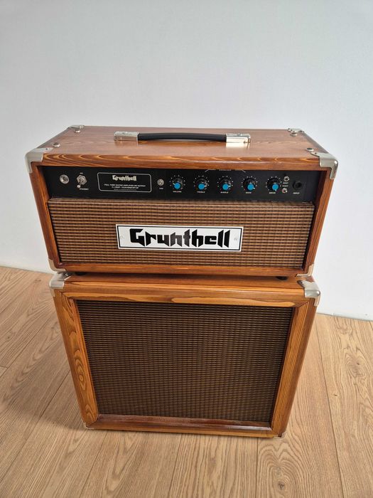 Lampowy wzmacniacz gitarowy Grunthell + głośnik (jak Mesa Boogie)