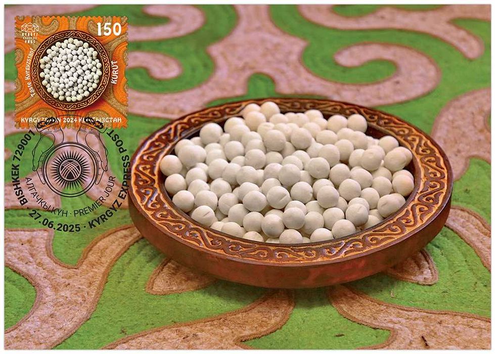 Venda - Filatelia - Emissão "Gastronomia Quirguiz - Kurut"