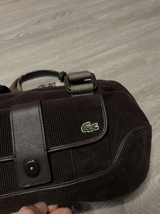 Сумка Lacoste вельветова