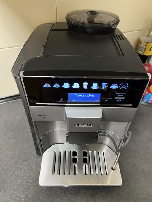 #1729 Siemens eq6 s100 latte cappucinno automat ekspres kawa