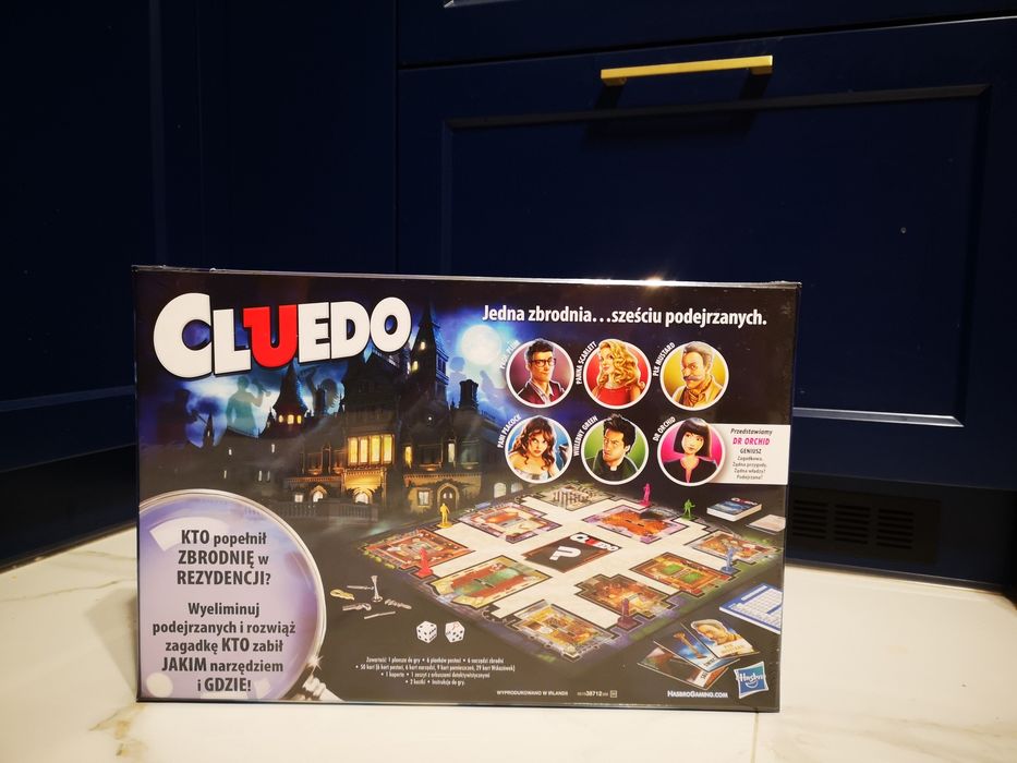 NOWA Gra planszowa Hasbro Cluedo planszówka dla dzieci urodziny