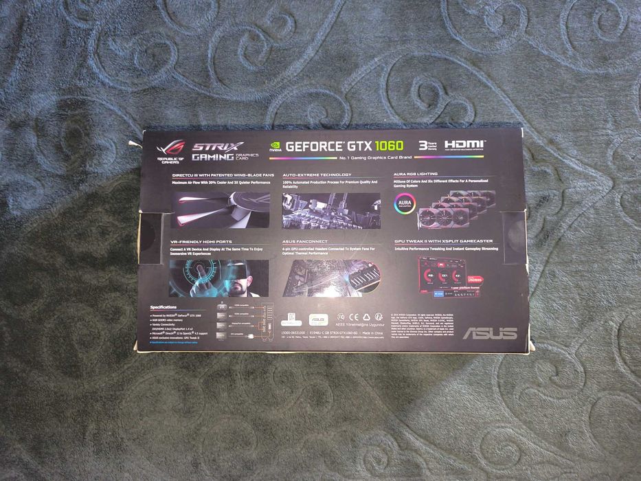 Placa Gráfica ROG Strix GTX 1060 6GB