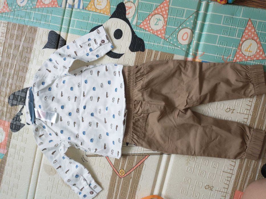 Elegancka koszula z muszką i spodnie dla niemowlaka So Cute 74