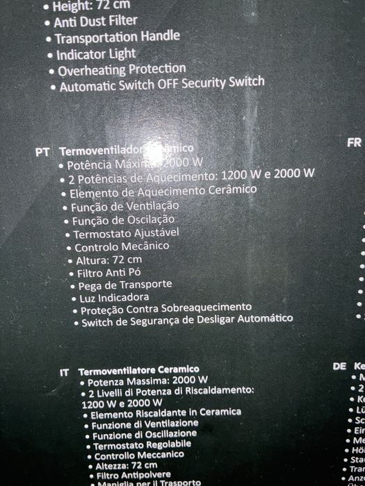 Termoventilador Becken