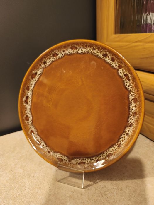 Brązowy talerz deserowy Staffel Stoneware
