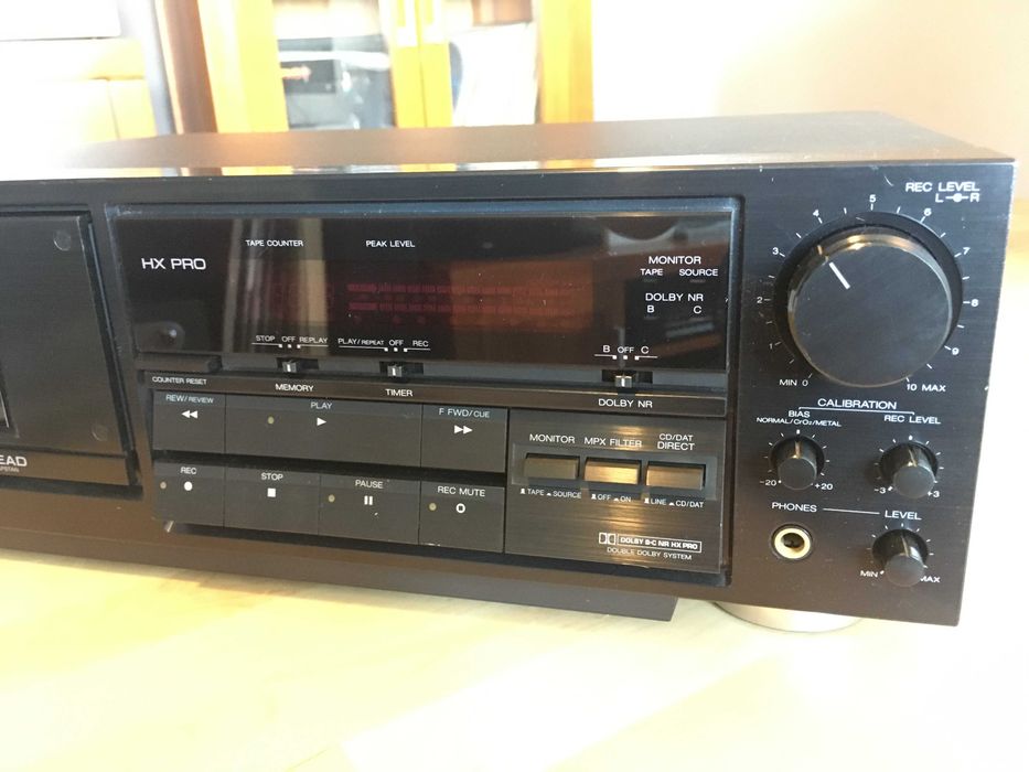 Magnetofon deck Aiwa AD-F800 wysoki model idealny.