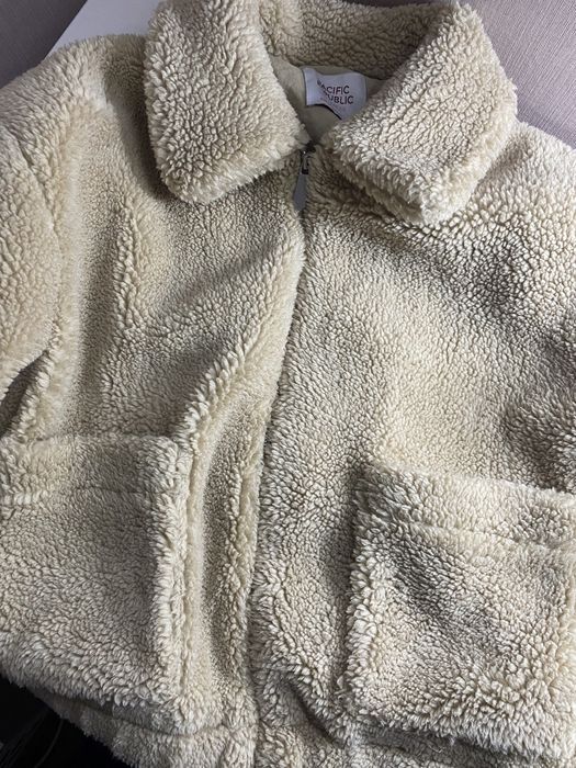 Шуба pull&bear / шуба з екохутра