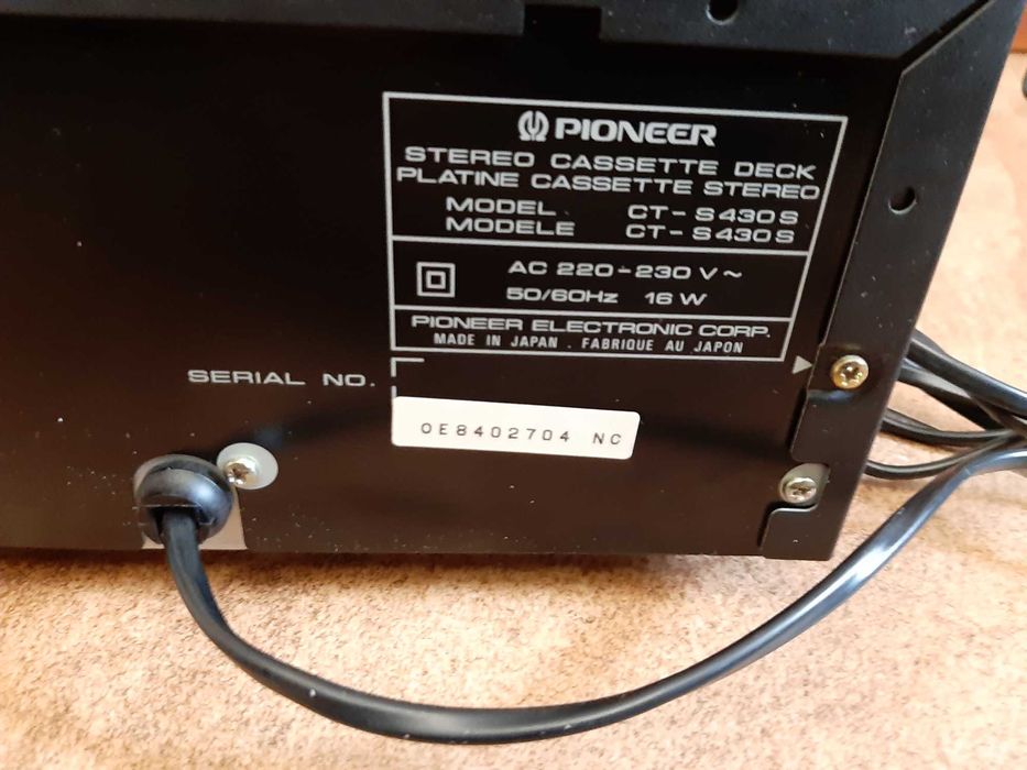 Magnetofon Pioneer CT-S430S