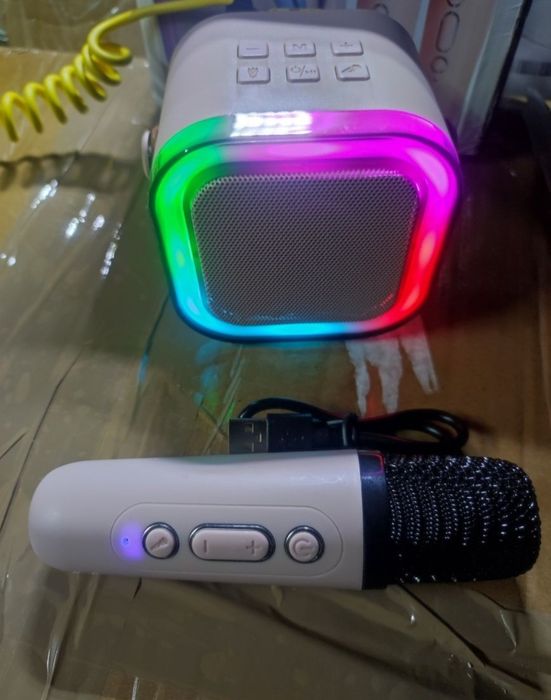 Karaoke Mini coluna com micro