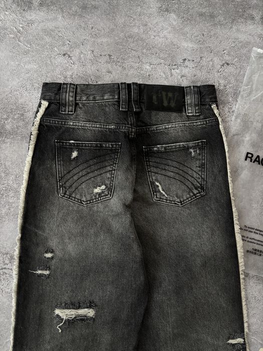 ОРИГІНАЛ Racer Worldwide Track Jeans | Рейсер джинси деним чорні трек