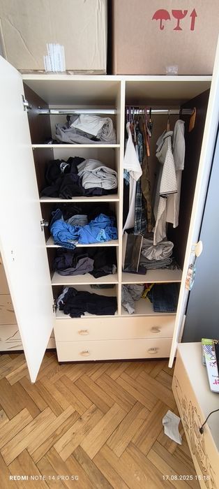 Kpl mebli meblik szafa, biurko, komoda, łóżko,  szafka, szuflady