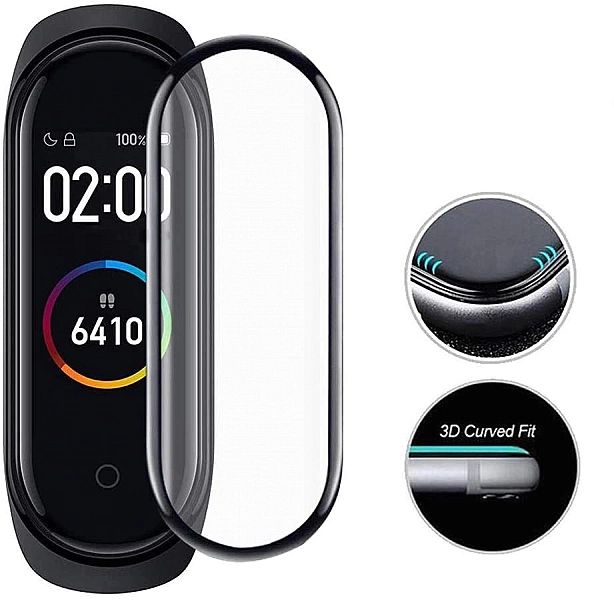 Folia Ochronna Full Glue do Xiaomi Mi Band 4 / 5