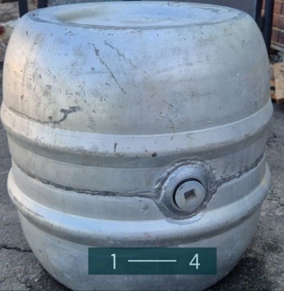 Бочка алюмінієва 100л  пивна