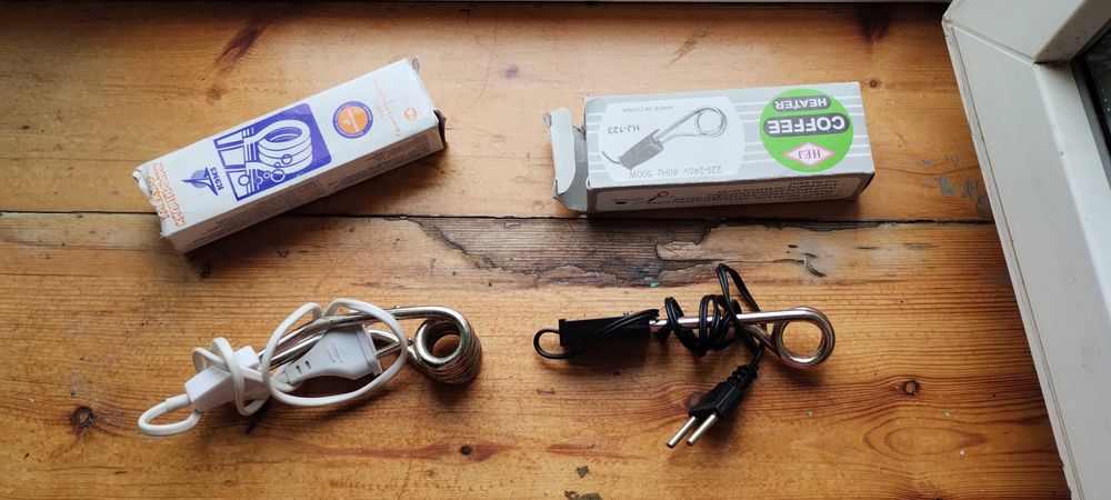 Электрические чайники нержавейка  1,5 л.; кипятильник