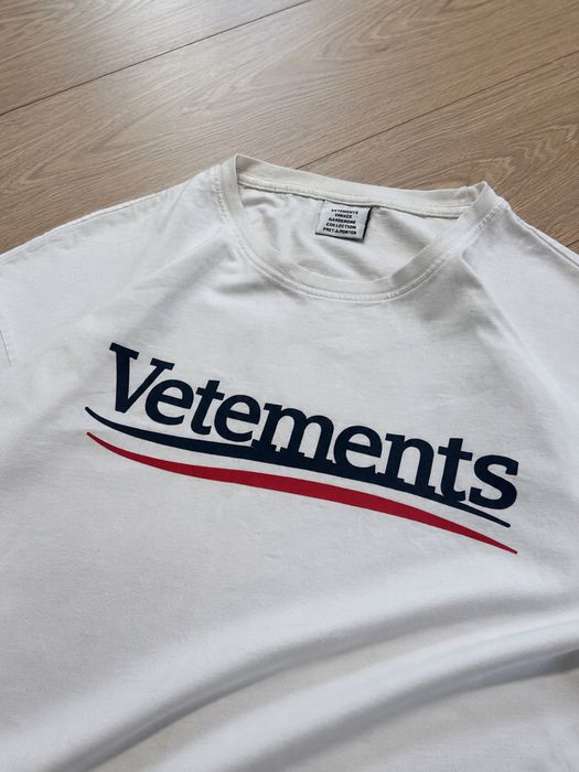 Футболка Vetements біла, розмір XL