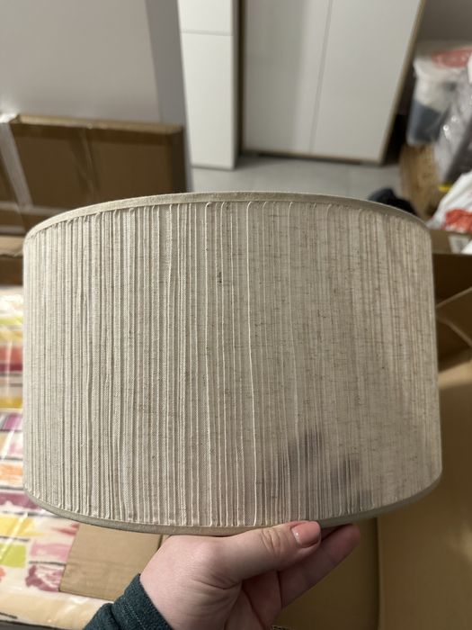 Abajur bege personalizado