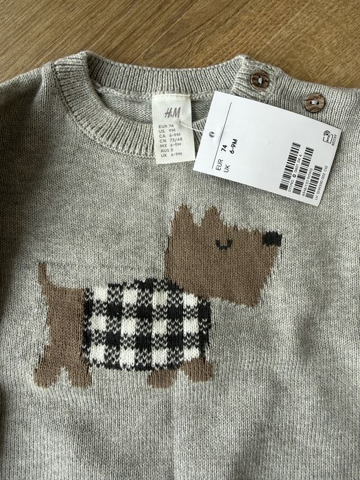 NOWY sweter H&M | rozmiar 74 | z metką | idealny na wiosnę